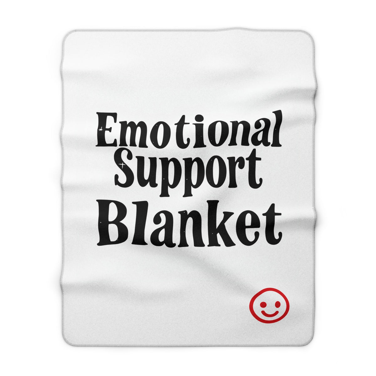Emotional Support Sherpa Fleece Blanket