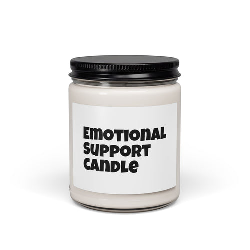 Emotional Support Candle — 9oz Scented Soy Candle (Stress Relief, Self-Care Gift)