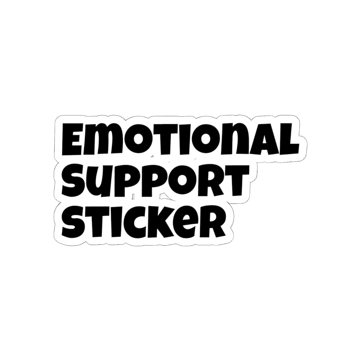 Emotional Support Sticker