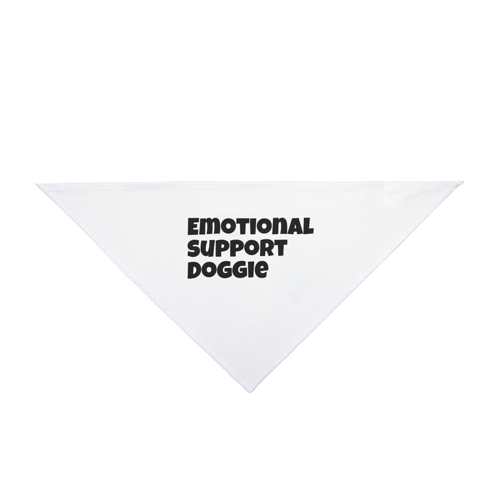 Pet Bandana — "Emotional Support Doggie" Cute Dog Bandana, Funny Support Pet Accessory