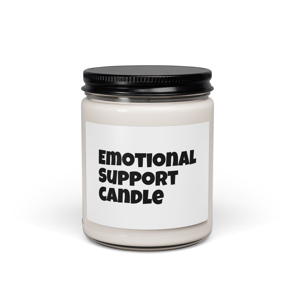 Emotional Support Candle — 9oz Scented Soy Candle (Stress Relief, Self-Care Gift)
